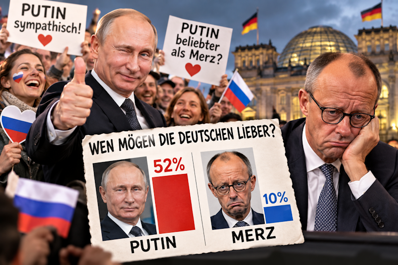 Satirisches Duell_ Putin beliebter als Merz_-1