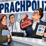 Sprachpolizei am Krankenhausschalter