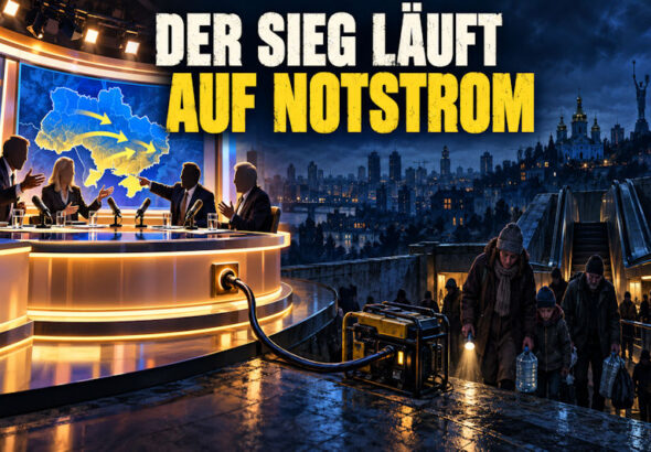 Vom TV-Studio zum Notstrom in Kiew