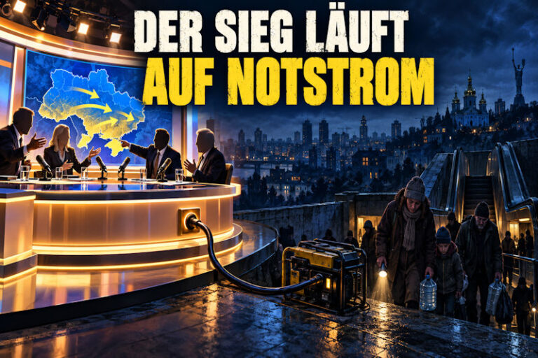 Vom TV-Studio zum Notstrom in Kiew
