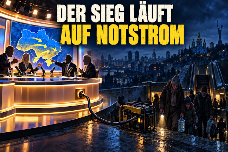 Vom TV-Studio zum Notstrom in Kiew