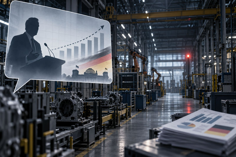 Warnsignal in der stillen Fabrik