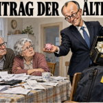 Winziges Sparschwein, praller Aktenkoffer