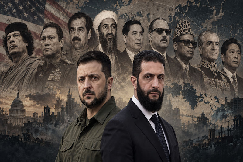 Zelenskyj und al-Scharaa im historischen Machtpanorama