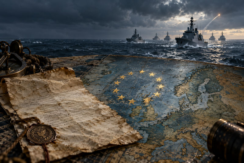 Zwischen Friedensvertrag und Kriegsschiffen